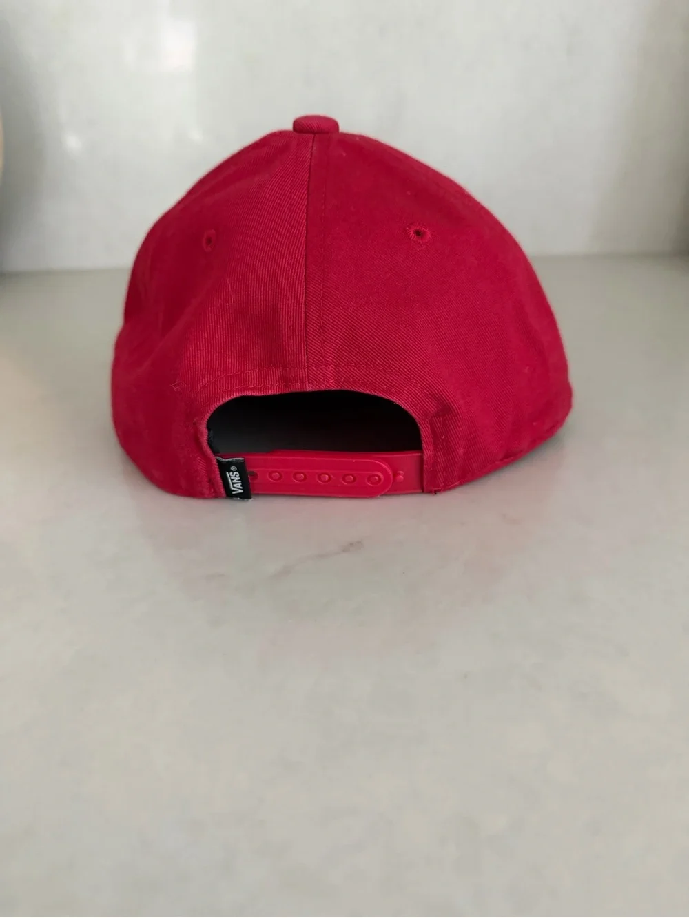 Vans Kids Red Logo Patch baseball hat